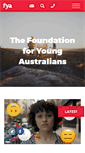 Mobile Screenshot of fya.org.au